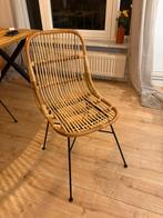 3 Rotan Eetkamerstoelen Xenos, Ophalen, Zo goed als nieuw, Bruin