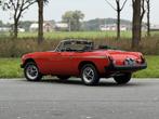 MG B 1.8 LHD Totall restoration (bj 1975), Auto's, Oldtimers, 63 pk, Zwart, Cabriolet, Origineel Nederlands