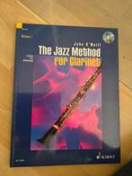 The jazz method for clarinet 1 John O'Neill met cd, Les of Cursus, Ophalen of Verzenden, Zo goed als nieuw, Klarinet