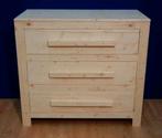 houten commode TWAN vele maten leverbaar GRATIS AFLEVEREN, Kinderen en Baby's, Kinderkamer | Commodes en Kasten, 50 tot 70 cm