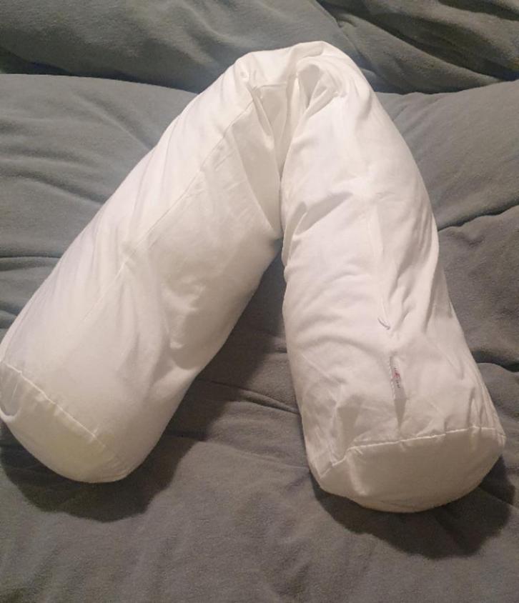 Bamboe zijligkussen Lucovitaal met kussensloop, Huis en Inrichting, Slaapkamer | Beddengoed, Nieuw, Kussen, Eenpersoons, Ophalen of Verzenden