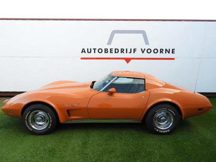 Chevrolet Corvette 5.7 V8 automaat, Auto's, Oldtimers, Te koop, Elektrische ramen, Lederen bekleding, Lichtmetalen velgen, Mistlampen