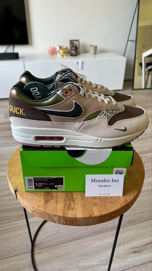 Nike Air Max 1 ‘87 PRM ‘University of Oregon’ (2024) EU 44.5, Kleding | Heren, Schoenen, Nieuw, Overige kleuren, Ophalen of Verzenden