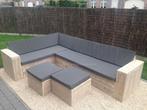 Steigerhout Loungebank Hoekbank tuinbank, Nieuw