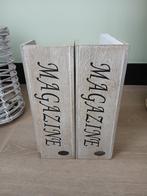 Tijdschriftenhouders - Set van 2, Ophalen of Verzenden, Zo goed als nieuw