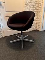 IKEA kuipstoel zwart, draaipoot, Huis en Inrichting, Stoelen, Ophalen, Zwart, Stof, Eén