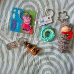 4 Leuke Sleutelhangers - Peppa Pig, Regenboog, Hout, Ophalen of Verzenden, Nieuw, Overige typen