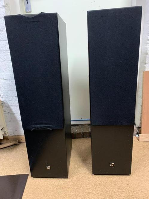 Elac S15 huiskamer luidsprekers, Audio, Tv en Foto, Luidsprekers, Gebruikt, Front, Rear of Stereo speakers, 60 tot 120 watt, Overige merken