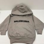 Balenciaga Blurry Logo Hoodie Taupe Baby Maat 2, Kinderen en Baby's, Kinderkleding | Maat 92, Jongen of Meisje, Trui of Vest, Nieuw