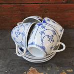 Blau Saks kop schotel blauw wit porselein porselein, Antiek en Kunst, Antiek | Servies los, Ophalen of Verzenden