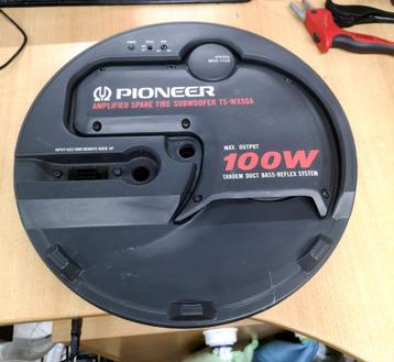 Reserve wiel subwoofer Pioneer TS-WX50A  100W piek beschikbaar voor biedingen