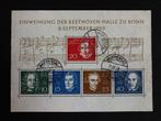 Duitsland 1959 Beethoven Blok, Postzegels en Munten, Verzenden, BRD