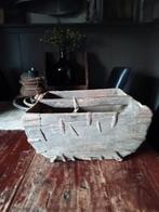 Oude rijstmand rijstbak plukmand plukbak, Huis en Inrichting, Woonaccessoires | Schalen en Manden, Ophalen of Verzenden, Rechthoekig