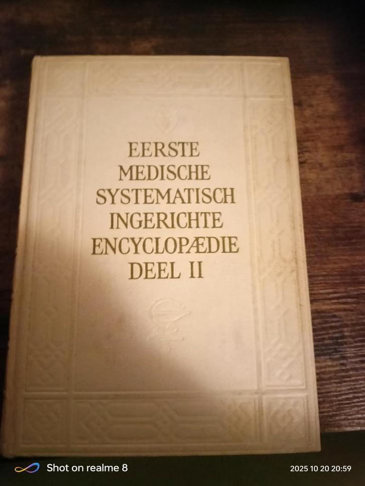 Eerste Medische Encyclopaedie Deel 2 - Oud Boek, Boeken, Encyclopedieën, Gelezen, Los deel, Medisch, Verzenden