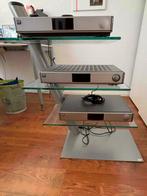 Stereomeubel Lourens Fisher, Huis en Inrichting, Ophalen, Gebruikt, 50 tot 100 cm, Glas