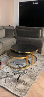 Stijlvolle Salontafel - Richmond Interiors, Huis en Inrichting, Tafels | Salontafels, Gebruikt, 100 tot 150 cm, Rond, Metaal