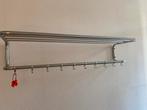 Orginele Gispen kapstok van mat RVS, Gebruikt, Minder dan 100 cm, Metaal, Ophalen