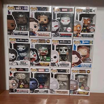 MARVEL funko pop! verzameling  beschikbaar voor biedingen