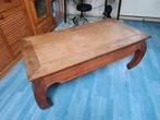 Teak Opium Salontafel, Huis en Inrichting, Tafels | Salontafels, Ophalen, Gebruikt, 100 tot 150 cm, Teakhout