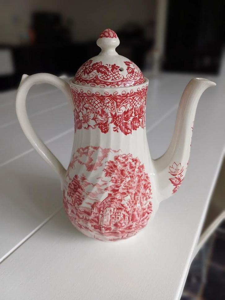 Vintage Engelse theepot – Staffordshire "Barratts Elizabet, Antiek en Kunst, Antiek | Servies compleet, Ophalen of Verzenden