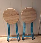 2 handige opklapkrukjes, Ophalen, Zo goed als nieuw, Hout