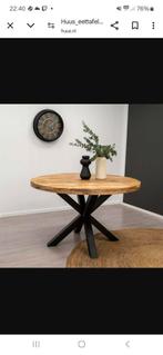 Mooie  eettafel, Huis en Inrichting, Ophalen, Zo goed als nieuw, Vijf personen of meer, Rechthoekig