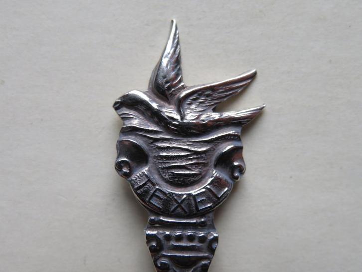 Lepeltje Texel meeuw / zeemeeuw / vogel, Antiek en Kunst, Antiek | Bestek, Verzenden