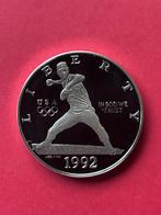 United Staten Dollar 1992s Proof 0,900 zilver 26.73 grams, Ophalen of Verzenden, Noord-Amerika, Zilver