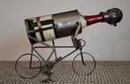 Metalen Fiets Wijnrek, Huis en Inrichting, Woonaccessoires | Wijnrekken, Ophalen of Verzenden, Zo goed als nieuw, Minder dan 5 flessen