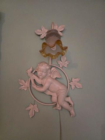 Antieke Engel Wandlampen - Set van Twee beschikbaar voor biedingen
