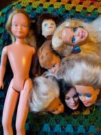 BARBIE Skipper SINDY 👧 ONDERDELEN voor REROOT 👧 Hoofdjes, Verzamelen, Poppen, Ophalen of Verzenden, Gebruikt, Pop