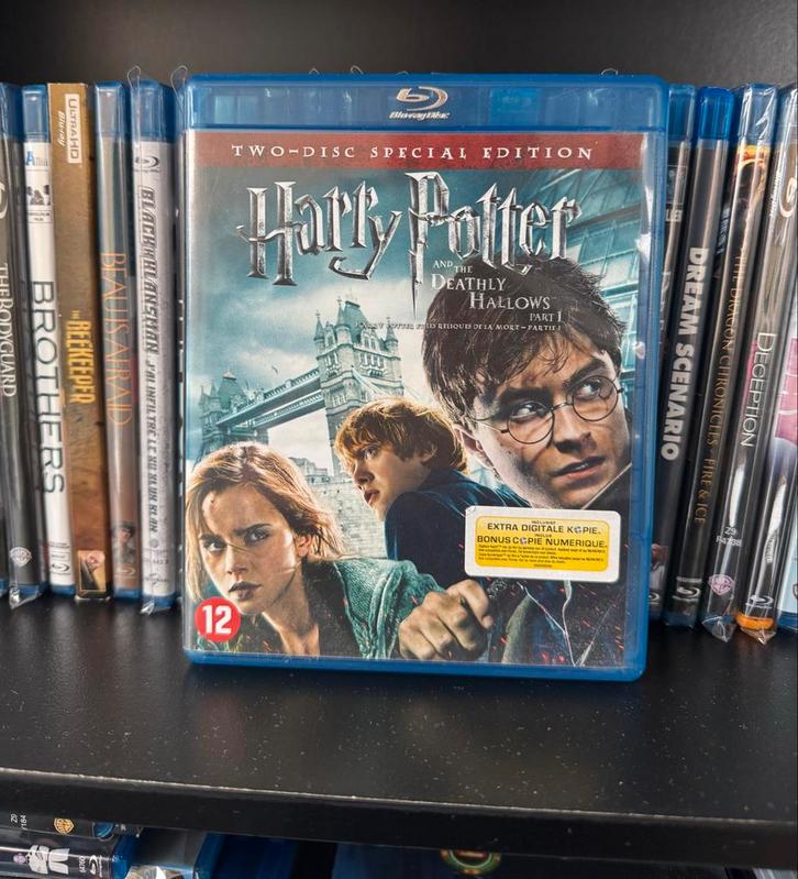 Harry Potter Deathly Hallows Part 1 Blu-ray, Cd's en Dvd's, Blu-ray, Zo goed als nieuw, Science Fiction en Fantasy, Ophalen of Verzenden