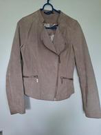 Mooi suède jasje - Maat S, Verzenden, Beige, Maat 36 (S), Gedragen