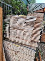 Partij 75 stuks hardhout planken 200x20 cm bezorgen mogelijk, Tuin en Terras, Palen, Balken en Planken, Nieuw, Hardhout, Ophalen