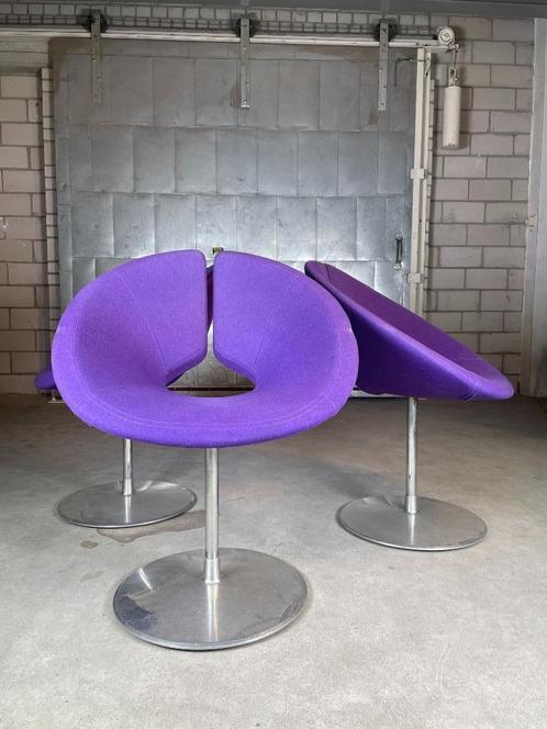 2x Artifort Little Apollo, Huis en Inrichting, Fauteuils, Gebruikt, Metaal, Stof, 50 tot 75 cm, 75 tot 100 cm, Ophalen