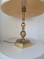 2 messing schemerlampen, Ophalen, Gebruikt, Klassiek, Stof