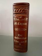 M. Cognac Der Schwenker Fles cognac in boekvorm / boekfles, Antiek en Kunst, Ophalen of Verzenden