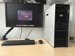 HP Z600 workstation, HP ZR2440w display, wireless KB/Mouse, Computers en Software, Desktop Pc's, Ophalen, Gebruikt, 2 tot 3 Ghz