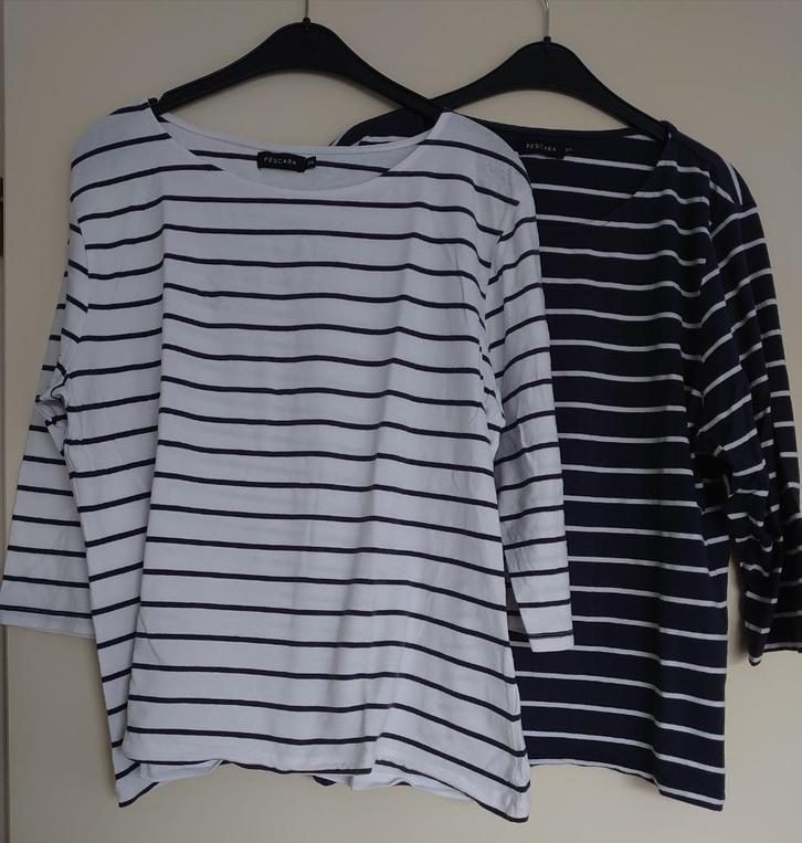 set van 2 shirts Pescara maat XXL, Kleding | Dames, Truien en Vesten, Zo goed als nieuw, Maat 46/48 (XL) of groter, Blauw, Ophalen of Verzenden