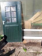 Groene keukendeur, Doe-het-zelf en Verbouw, Deuren en Horren, Ophalen, Gebruikt, Binnendeur, 200 tot 215 cm