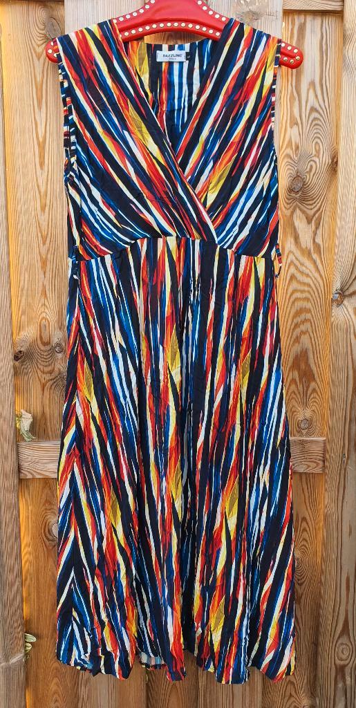 Super Leuke Gekleurde Jurk van Dazzling – Maat L –, Kleding | Dames, Jurken, Zo goed als nieuw, Maat 38/40 (M), Overige kleuren