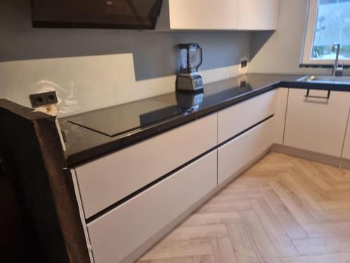 Aanrechtblad composiet gepolijst – 3 delen, Huis en Inrichting, Keuken | Keukenelementen, Zo goed als nieuw, Minder dan 100 cm