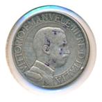 Italië 1 Lire 1913-R, Ophalen of Verzenden, Italië, Losse munt, Zilver