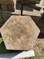 GRATIS! * 6 hoekige grindtegels *, Ophalen, Gebruikt, 10 m² of meer, Beton