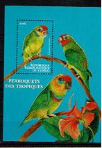 congo 2000 pf blok papegaaien parrots vogels birds, Postzegels en Munten, Postzegels | Thematische zegels, Ophalen of Verzenden