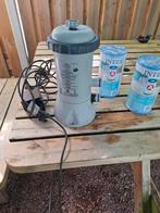 Zwembad pomp met 2 nieuwe filters, Tuin en Terras, Ophalen of Verzenden, Zo goed als nieuw