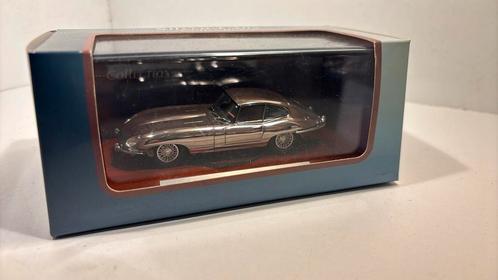 Jaguar Type e chroom atlas 1.43, Hobby en Vrije tijd, Modelauto's | 1:43, Ophalen of Verzenden
