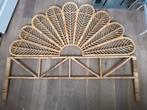 Rotan hoofdbord 180cm, Huis en Inrichting, Slaapkamer | Bedden, Ophalen, Overige materialen, Gebruikt, Tweepersoons