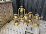Set van 5 Dietz stormlampen - vintage - Petroleumlamp, Ophalen, Gebruikt, Overige typen, Minder dan 50 cm