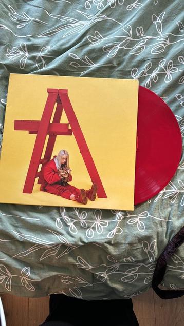 Billie eilish vinyl red edition beschikbaar voor biedingen